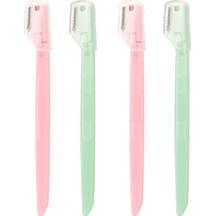 Kaş Düzeltici, 4 Adet Küçük Kaş Jileti, Düzeltme Ve Tıraş İçin Çok İşlevli Peeling Dermaplaning Aleti Diğer