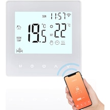 Springsun Akıllı Wifi Termostat - 16a Dijital Programlanabilir Yerden Isıtma Kontrol Cihazı