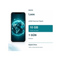 Laos Esım İnternet Paketi Günlük 10 Gb 1 Gün - Premium