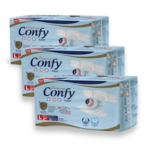 Confy Adult Yetişkin Bezi Large 30 Adet X 3 Paket