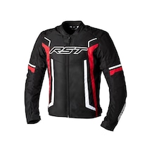 Rst Pilot Evo Mevsimlik Motosiklet Ceketi Siyah Beyaz Kırmızı
