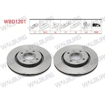 Walburg Wbd 1201 Fren Dıskı On Havalı 4 Bjn 265,5x22x66x34 Partner 2. 4249.g1