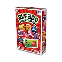 Oyuncakbiziz Ks Games Çocuk Alfabe Öğreniyorum 58 Parça Puzzle