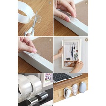 Çift Taraflı Nano Bant Süper Güçlü Şeffaf Çift Taraflı Bant 3 Metre