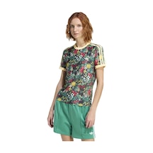 Kd5560-k Adidas 3s Tee Slım Kadın T-shirt Yeşil Kd5560-k Yeşil