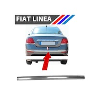 Fiat Linea Arka Tampon Çıtası Orta Kısım Krom 2012 - 2014