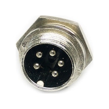 5 Li Mic Erkek Konnektör - Gx-16 5 Adet