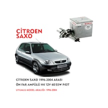 CİTROEN SAXO 1996-2004 ARASI ÖN FAR AMPÜLÜ H4 12V 60/55W P43T
