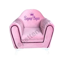 Isme Özel Şeritli Çocuk Koltuğu Açık Pembe (316563481) Pembe