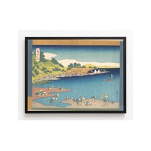 Hokusai Shimosa'da Noboto Çerçevesiz Poster 30x42 Cm A3 Tablo Japon Sanatı Duvar Dekoru