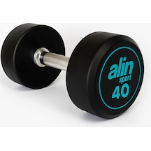 Alin Sport 40 Kg Kauçuk Kaplı Profesyonel Olimpik Dumbbell Dambıl