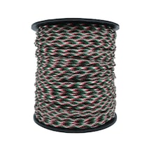 Mg Ropes Bileklik,outdoor 4 Mm Paracord İp No:118 30 Metre Filistin Bayrağı Desen