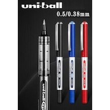 Kırmızı Pilot Kalem 5 Adet Uniball Eye Mikro 0.5 Mm Roller Pilot Kalem Ub-150 Roller Uçlu Likit Mürekkepli Pilot Kalem Kırmızı