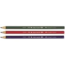Faber-castell 12'li Köşeli Kurşun Kalem Karışık