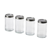 Ikea Cıtronhaj Baharatlık Seti 4 Parça 350 Ml 12 X 7 Cm Gümüş Şeffaf Gümüş - Şeffaf