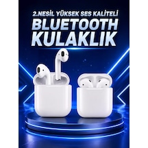 2.nesil Yeni Model Tws Bluetooth Kulaklık Dokunmatik Kontrol Yüksek Ses Kaliteli 1