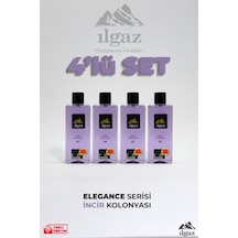 Ilgaz İncir Kolonyası 4'lü Set 80 Derece 400 Ml Elegance Series