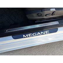 Megane Pleksi Kapı Eşiği Piano Black 4 Parça
