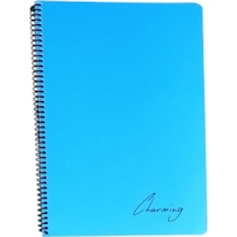 Tokaç A4 Pp Kp Spiralli 96 Yp Çizgili Defter-mavi