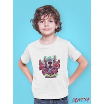 Bumeta Spawn Anime Çizgi Film Dizi Çocuk Tişört T-shirt Beyaz
