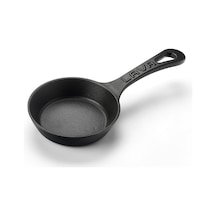 Lava Döküm Yuvarlak Kızartma Tavası Yekpare Saplı. Çap(Ø)12cm.