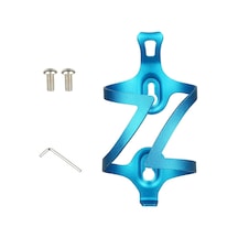 Junsunmay Bh002 Alüminyum Alaşımlı Bisiklet Su Şişesi Kafesi Mtb Bisiklet Bisiklet Şişe Tutucu - Mavi