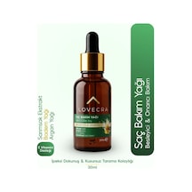 Saç Bakım Yağı Badem Argan Yağı E Vitamini Sarımsak Ekstraktı Besleyici Güçlendirici Onarıcı 30 Ml