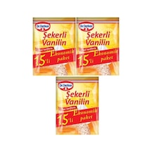 Şekerli Vanilin 15'li 75 Gr 3 Adet