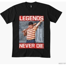 Flood Of Style Çocuk 90'lar Fan Komik Retro Beyzbol Vintage Film T-shirt Erkekler Kadınlar Için % 100% Pamuk Siyah