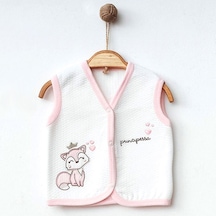 Ekebaby Lamia Lüks Kapitone Bebek Yeleği 44117 Pembe
