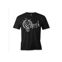 Opeth Logo Baskılı Siyah Erkek Tshirt 001 Opeth Logo Baskılı Siyah Erkek Tshirt 001