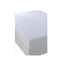 Bebesi Çift Kişilik 160x200cm Fitted Alez Sıvı Geçirmez Micro Kumaş Beyaz