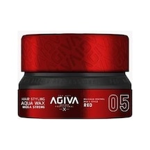 Agiva Wax 155 Ml 05 Mega Strong Kırmızı 8'li Paket