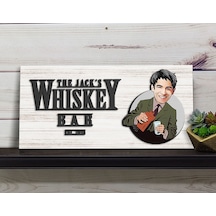 Bk Gift Kişiye Özel Karikatürlü Kabartma Tasarım Antik Beyaz Ahşap Bar Tabelası, Home Bar Tabela, Rustik Ev Dekorasyonu, Duvar Dekoru-1