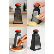 Pratik Çelik Dikey Rende 23 Cm - Kolay Kullanım, Bulaşık Makinesinde Yıkanabilir, Mutfak Aracı Çelik Diğer