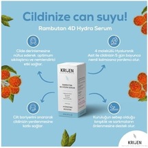 Krijen Rambutan 4d Hydra Yoğun Nemlendirici Serum Hyaluronic Acid 4d + Beta Glucan