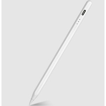 Katjmer Penart Ipad Modelleri Özel Universal Kapasitif Stylus iPad Uyumlu Tablet Dokunmatik Kalem Beyaz