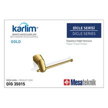 DİG 35015-K Karlim® Dicle Serisi Kapaksız Kağıt Havluluk  - Gold