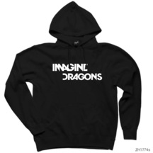 Imagine Dragons Logo Siyah Kapşonlu Sweatshirt Hoodie