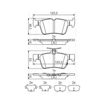 Disk Balata Ford Mondeo V, Focus Iv, S-max, Kuga Arka - Bosch