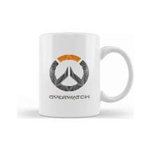 Overwatch Geometric Logo Kupa Bardak Porselen Karışık