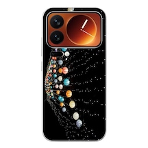Xiaomi 17 Pro Max Uyumlu Gezegenlerin Dansı Baskılı Silikon Kılıf Renkli
