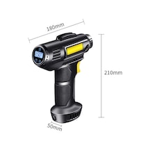 Sones Taşınabilir Çok Fonksiyonlu Araç Şişirme Otomobil Lastiği Pnömatik Pompası, Model: Kablolu Dijital