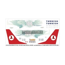 Babibi Dat01080 1/144 Ölçek, Thy, Boeing 737-800, 100.yıl, Dekal Çıkartma