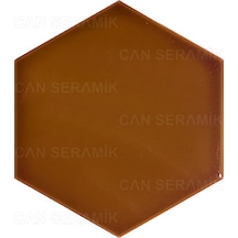 Can Seramik - 15x17 Cm. Altıgen Çini Karo N11.88