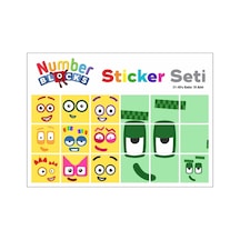 Number Blocks Matematik Eğitici Birim Küp Snapcubes /31-40 Sticker 18 Pcs