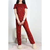 Seka Alt Üst Aynı Pegasus Pijama Takımı Bordoyıldızlı - 50419.1048. Çok Renkli Seka Alt Üst Aynı Pegasus Pijama Takımı Bordoyıldızlı - 50419.1048. Çok Renkli