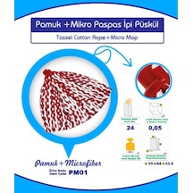 Elmop PM03 Pamuklu Mikrofiber Yedek Mop