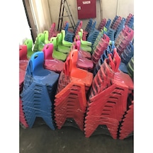 10 Adet Kreş Sandalyesi Çocuk Anaokulu Anasınıfı Sandalyesi