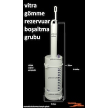 VitrA Gömme Rezervuar Boşaltma Grubu 3-6 Litre Göbek VitrA